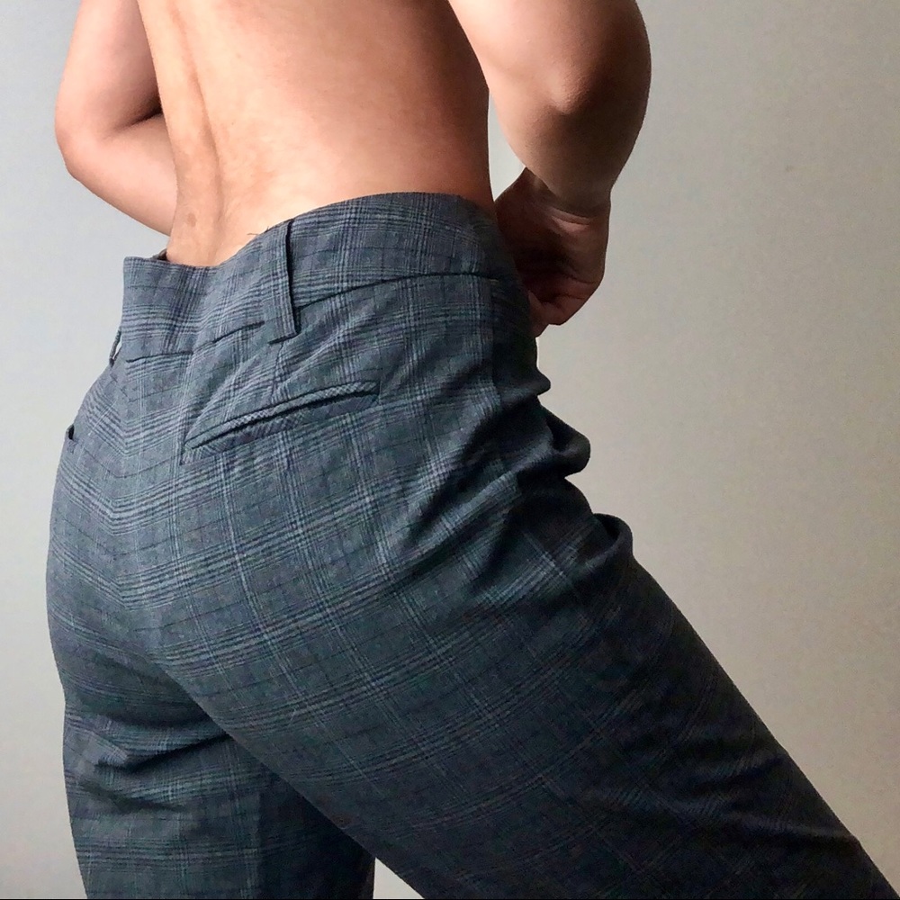 BOGOFREE High Rise Plaid Trouser - Picture 3 of 5